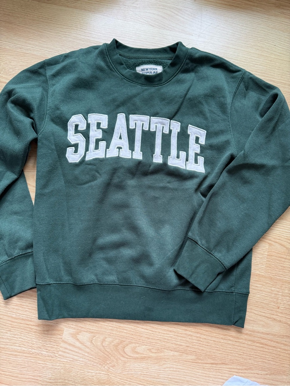 Seattle Green Crewneck Sweatshirt Size medium